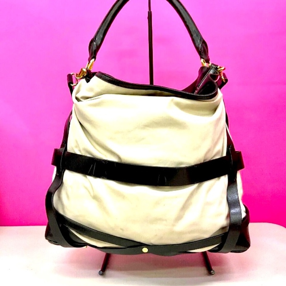 Burberry Gosford Bridled Ecru Large hobo bag - Picture 2 of 12